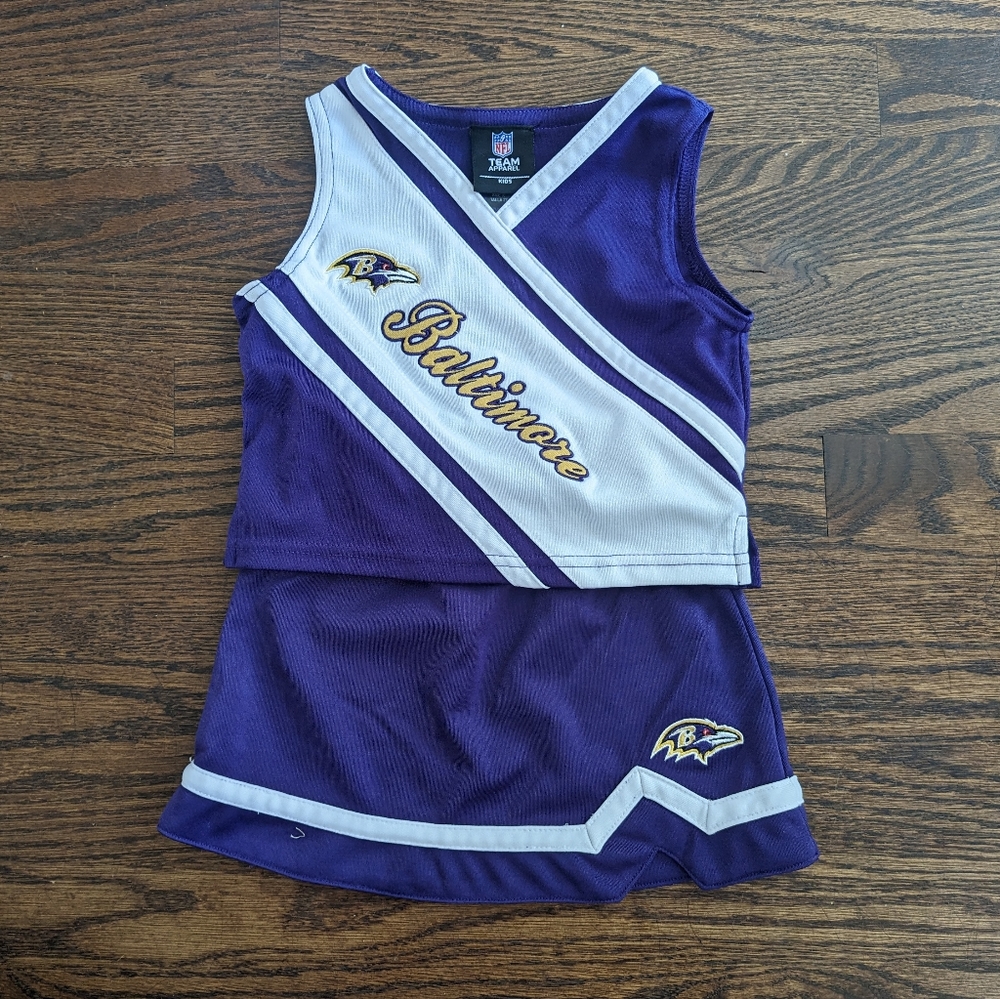 Kids Baltimore Ravens Cheerleader Uniform